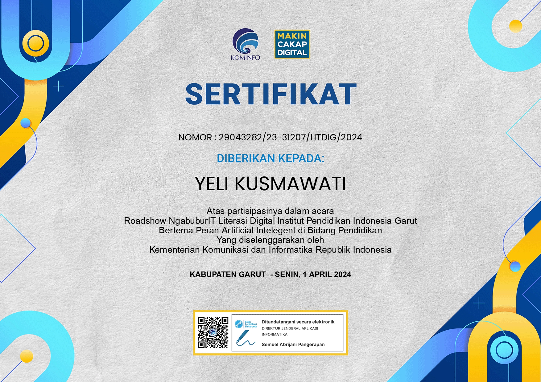 Seminar Literasi Digital
