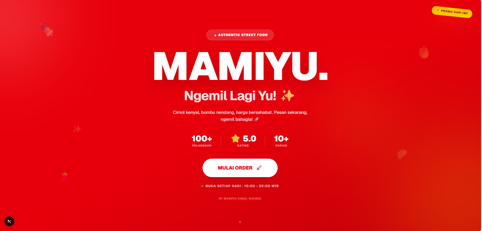 Mamiyu - Penjualan Cimol