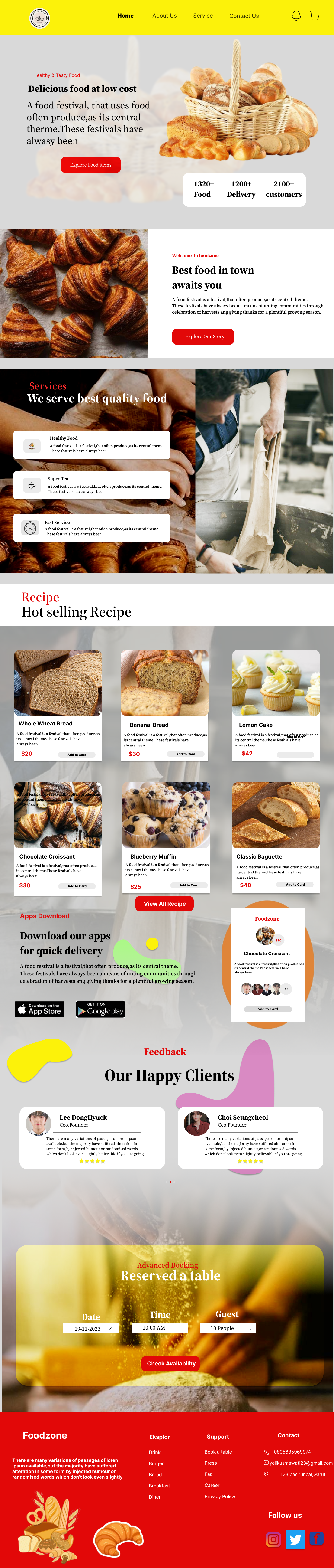 Landing Page Design